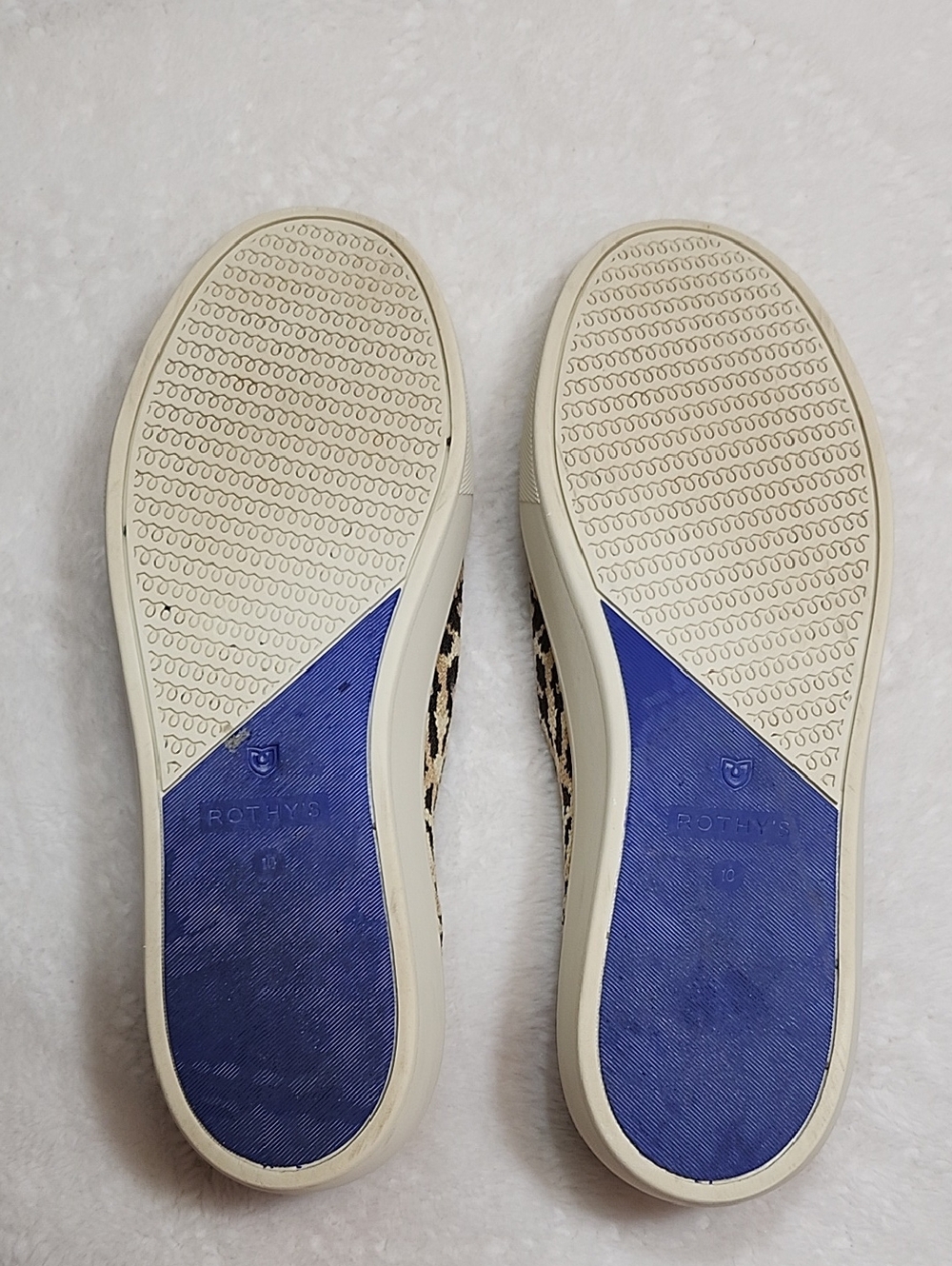 Rothy's The Original Slip On Loafers Washable Animal Print Shoes Sz 10 - Picture 14 of 16